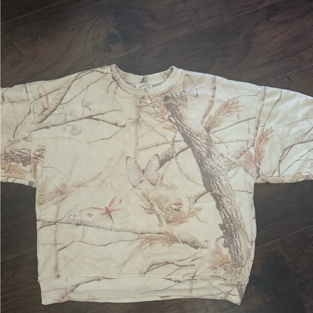 Dairy Boy Camo Crewneck